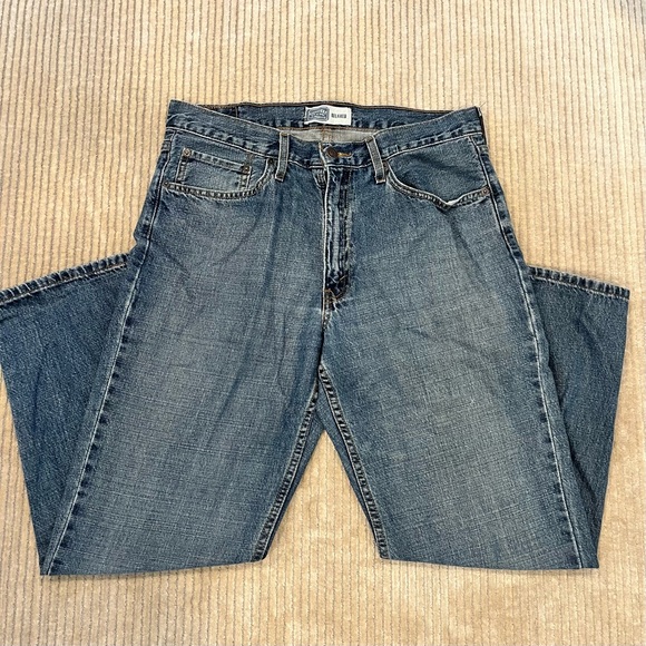 Signature by Levi Strauss Relaxed Fit Soft Flex Blue Denim Size 34 x 29 - Picture 4 of 9